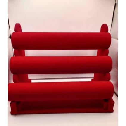 3- Tier Bangle Stand- Red