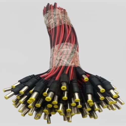 50 Pieces Dc Female Power Pigtail Connector