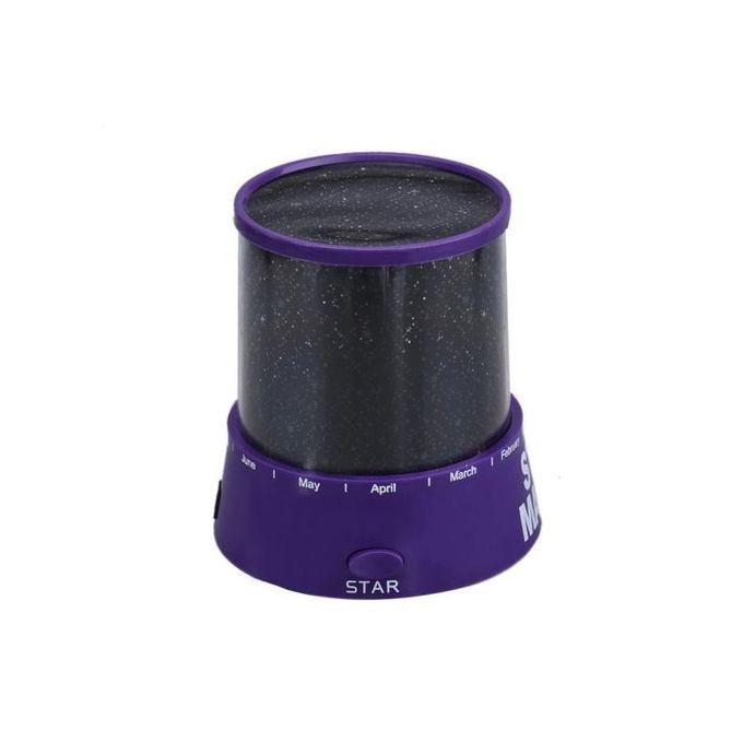 Fashion Romantic Cosmos Star Master LED Projector Lamp Night Light Gift Purple