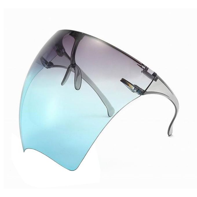 High Definition Prote Tive   Splash Proof Breathing Va E Anti-fog-gray Blue