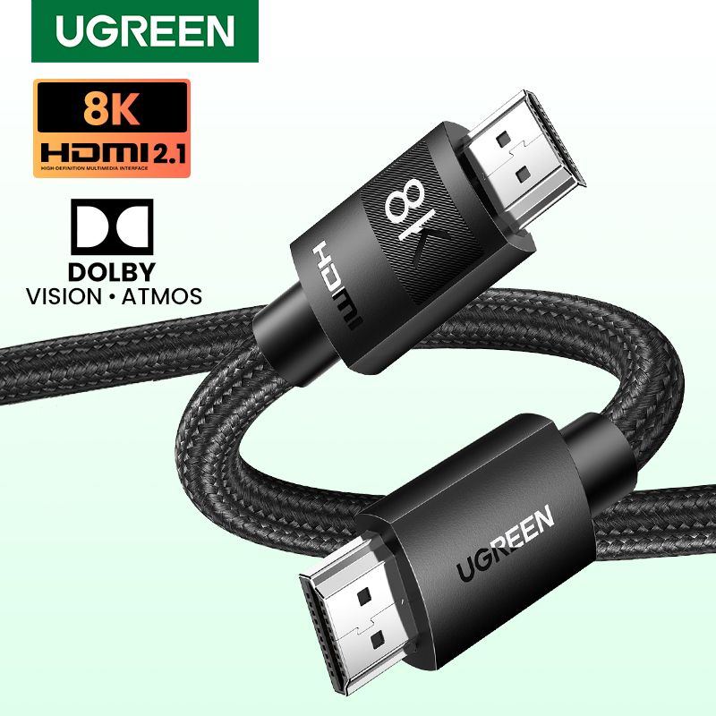 8K HDMI 2.1 Cable HD 8K@60Hz High Speed 48Gbps EARC HDR 0.5M