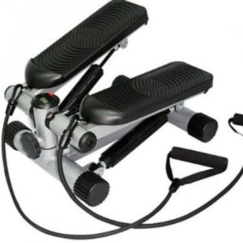 Mini Stepper With Rope - Black