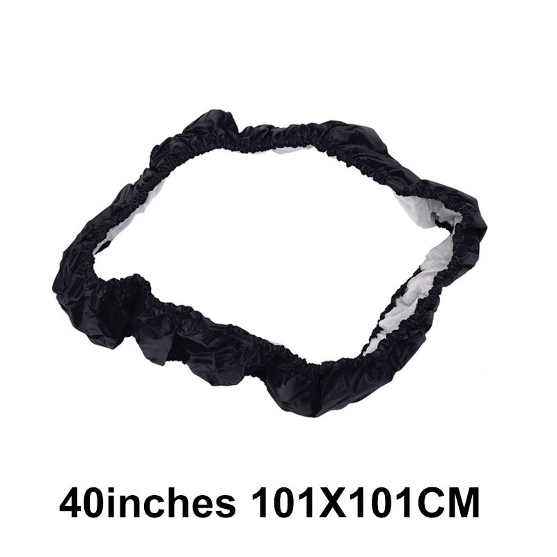 38-48inch Trampoline Sponge Edge Cover Safety Round Trampoline Protector Spring-40inches 101X101CM