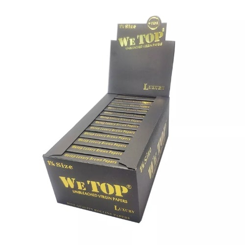 We Top Unbleached Virgin Rolling Paper -1 Pack - 24 pieces