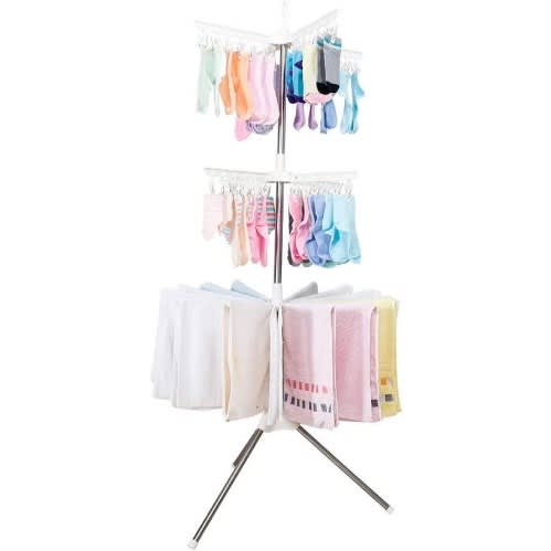 Foldable Clothes Drying Clip Hanger -3 Layers