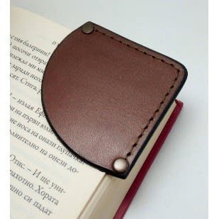 Leather Corner Bookmark X 3 Pieces