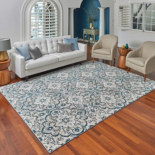 Centenno Rug Collection, Medallion Blue 7x10
