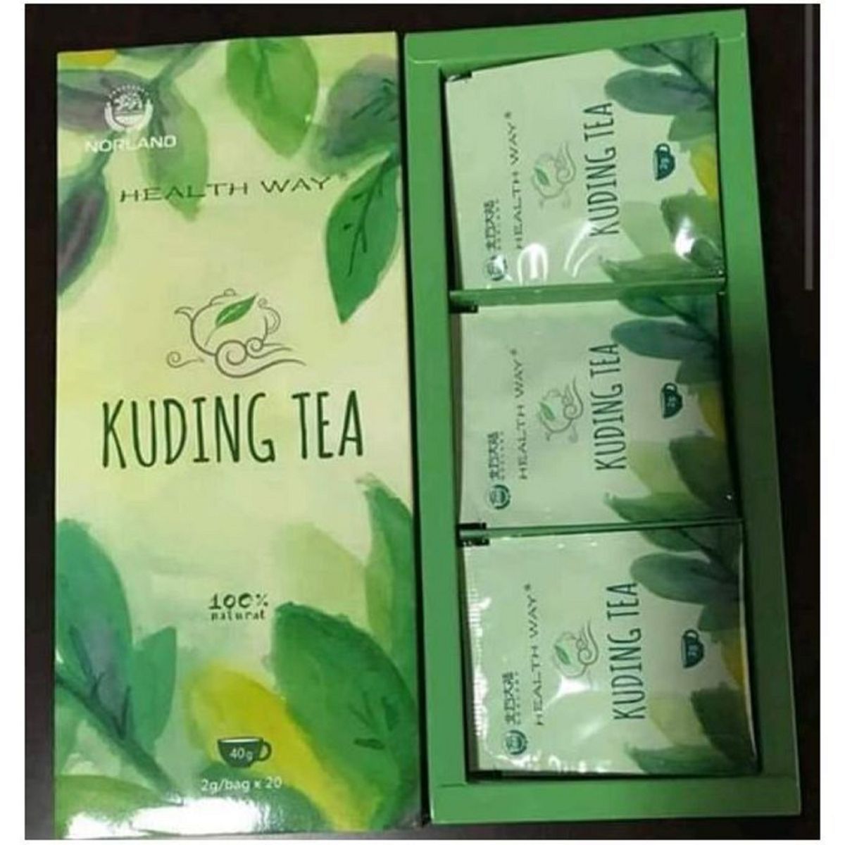 Healthway Kuding Tea- Reduce Cholesterol Level, BP & High Sugar