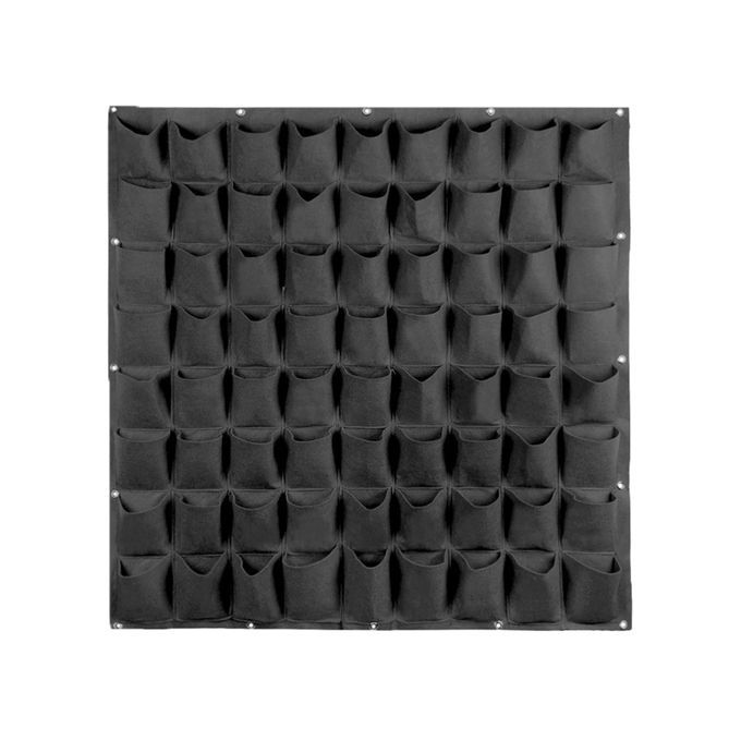 Plants Grow Bags Wall Mount Planter For Yard Garden Home-Black&72