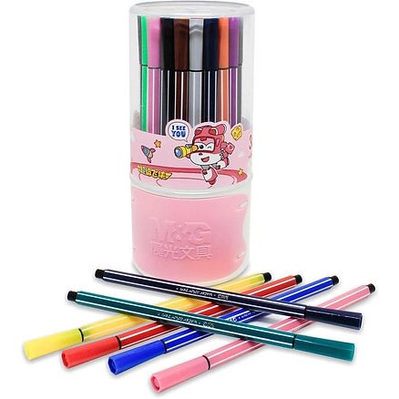 Washable Felt Pen 24 Colours- Pink