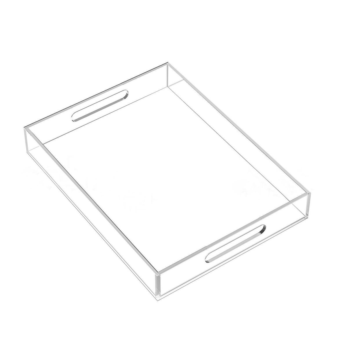 Snack Serving Tray Acrylic Serving Tray with Handle Versatile Home