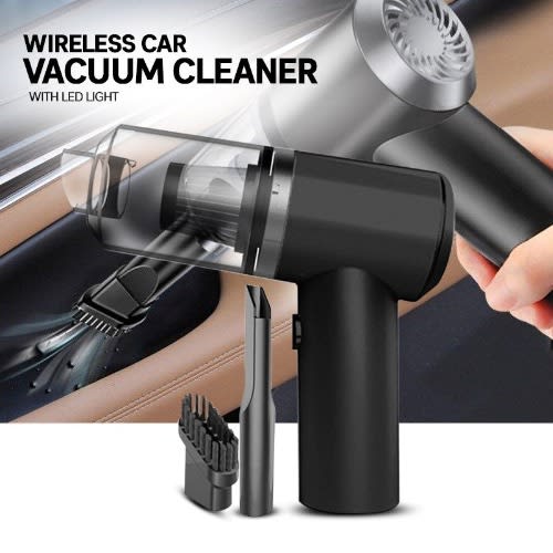 Portable Mini Wet And Dry Vacuum For Car Interior And Home Cleaning