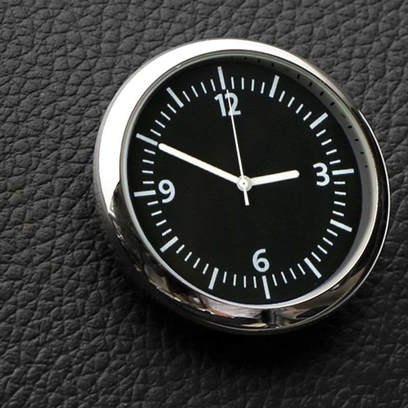 Car Clock Luminous Auto Internal Self-adhesive Mini Digital Watch Mechanics Quartz Clock Car Decoration Ornament Car Accessories