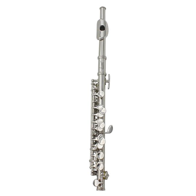 Portable 1 Set Piccolo Standard Ottavino Wood Wind Instrument Silver