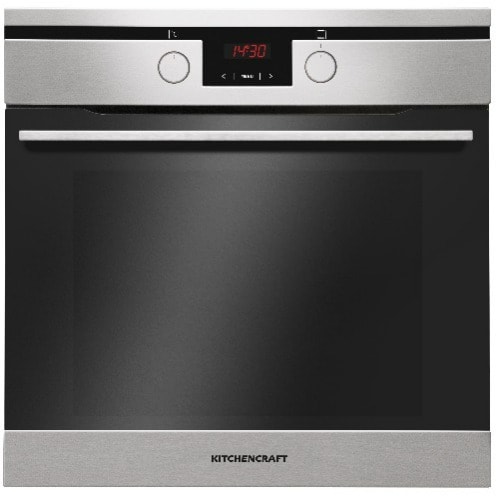 Kitchencraft 60cm Built In Electric Oven Silver - Illuminated Knobs -smart Series - Boi622  67l