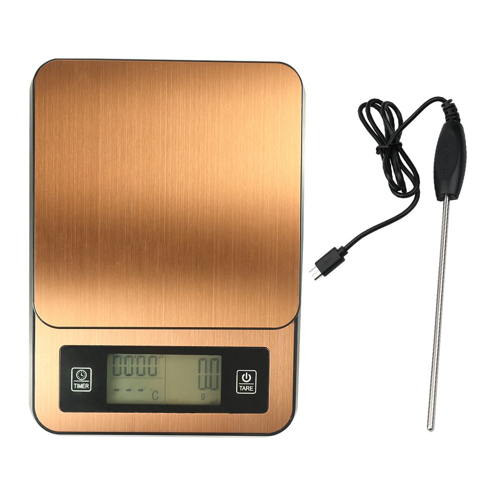 Timed Hand Made Coffee Electronic Scale With Temperature