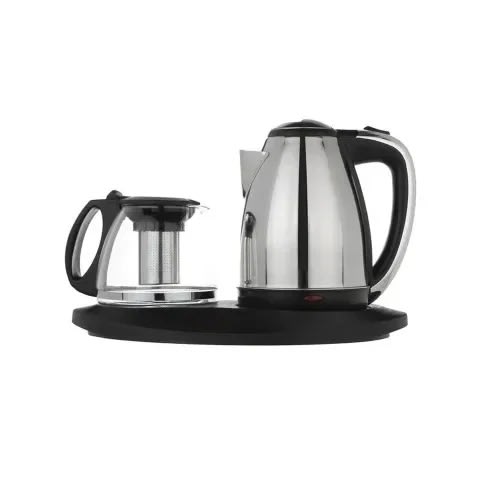 Electric Kettle With Tea Pot - 1800w - 2 In 1 -Sc-266