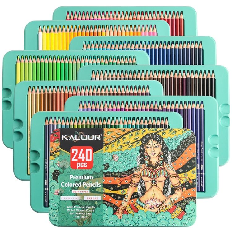 Kalour 240 Colors Color Lead Pencil Set 240 Colors Painting Pencil