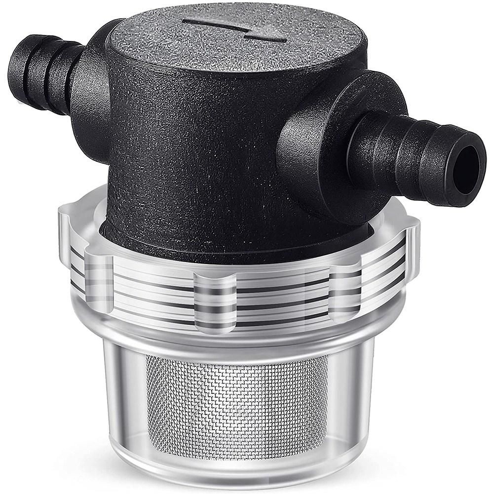 Water Pump Strainer,3/8 Inch Hose Barb In-Line Strainer