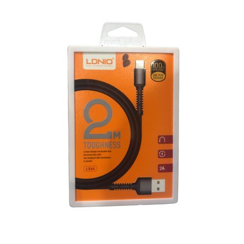 Ls64 Type C 2m Data Cable Cord Fast Charger 2.4A