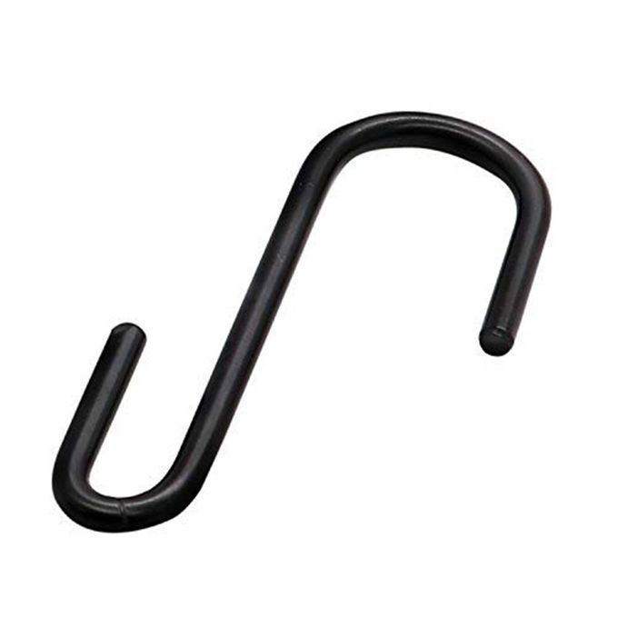 10p S    Oat Hook S-type Hook Bla K Home Hanging Hook  Oat Hanger Kit Hen Stove Pot Ra K  Lothes Bag-bla K