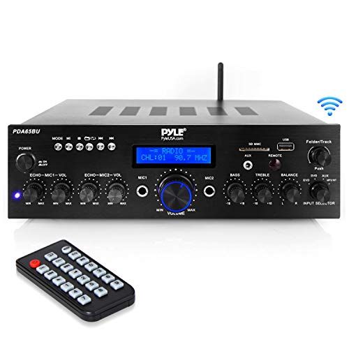 Wireless Bluetooth Power Amplifier System  200W Dual Channel