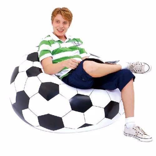 Soccer Shaped Inflatable Chair - 110cm x 80cm