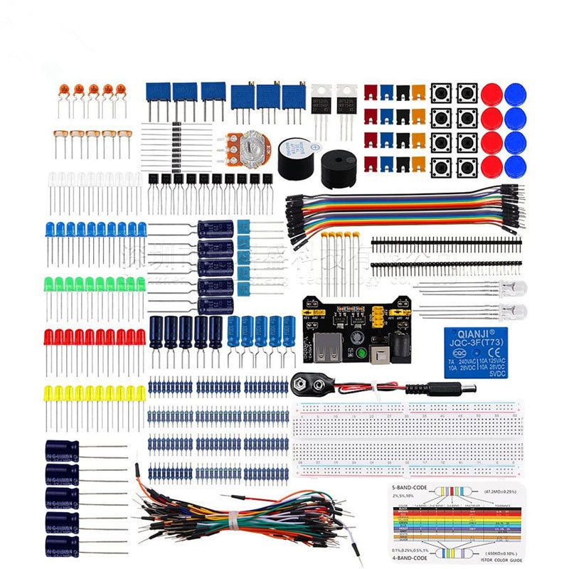 Arduino UNO R3 Component Kit  With 830 Tie-points Breadboard