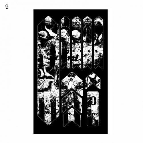 10Pcs/Set 3D Mountain Bike Protective Film Bike Sticker Accessories Scratch-Resistant Protect Removable Beauty/Gorilla Sticker