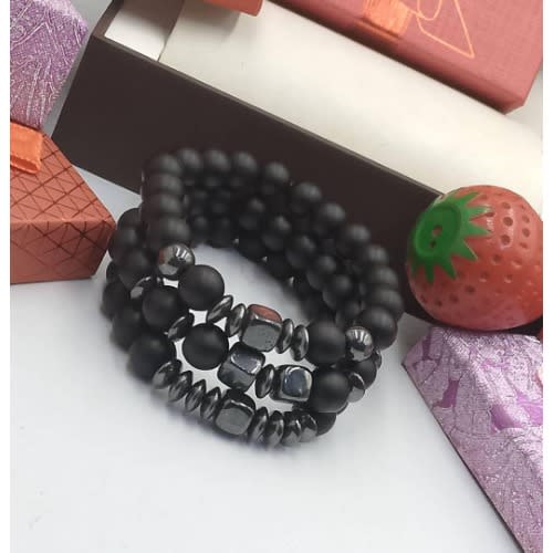 Men's Beaded Hand Bracelet
