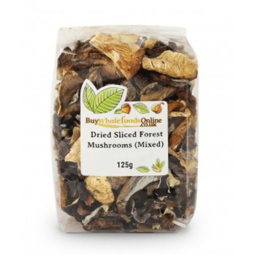 Dried Sliced Forest Mushrooms (Mixed) - 125g