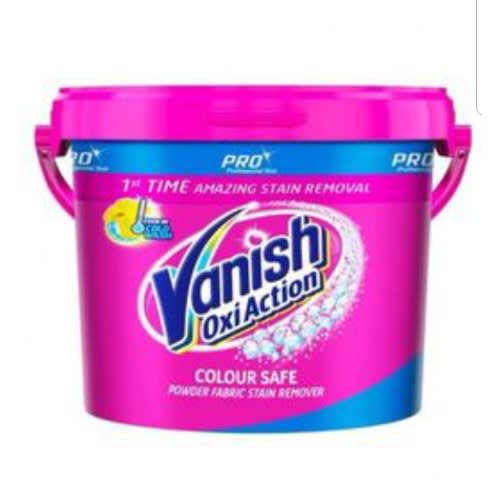 Oxi Action Powder Colour Safe Fabric Stain Remover Pink Pack 2.4kg