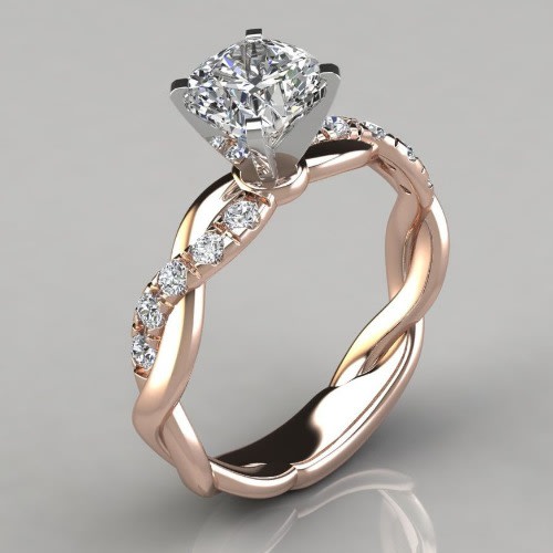Classic Engagement Rings For Women - Rose Gold