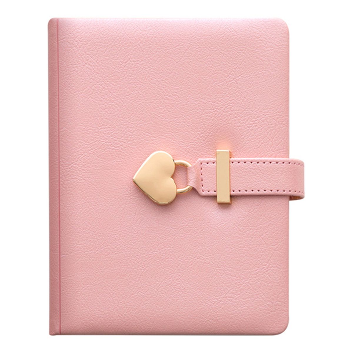 B6 Diary Heart Shaped Lock Diary With Lock And Key PU