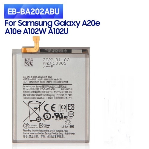 Replacement Battery For Samsung Galaxy A10e And A20e