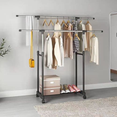Clothes Hanger/Drying - Extendable - Double Poles