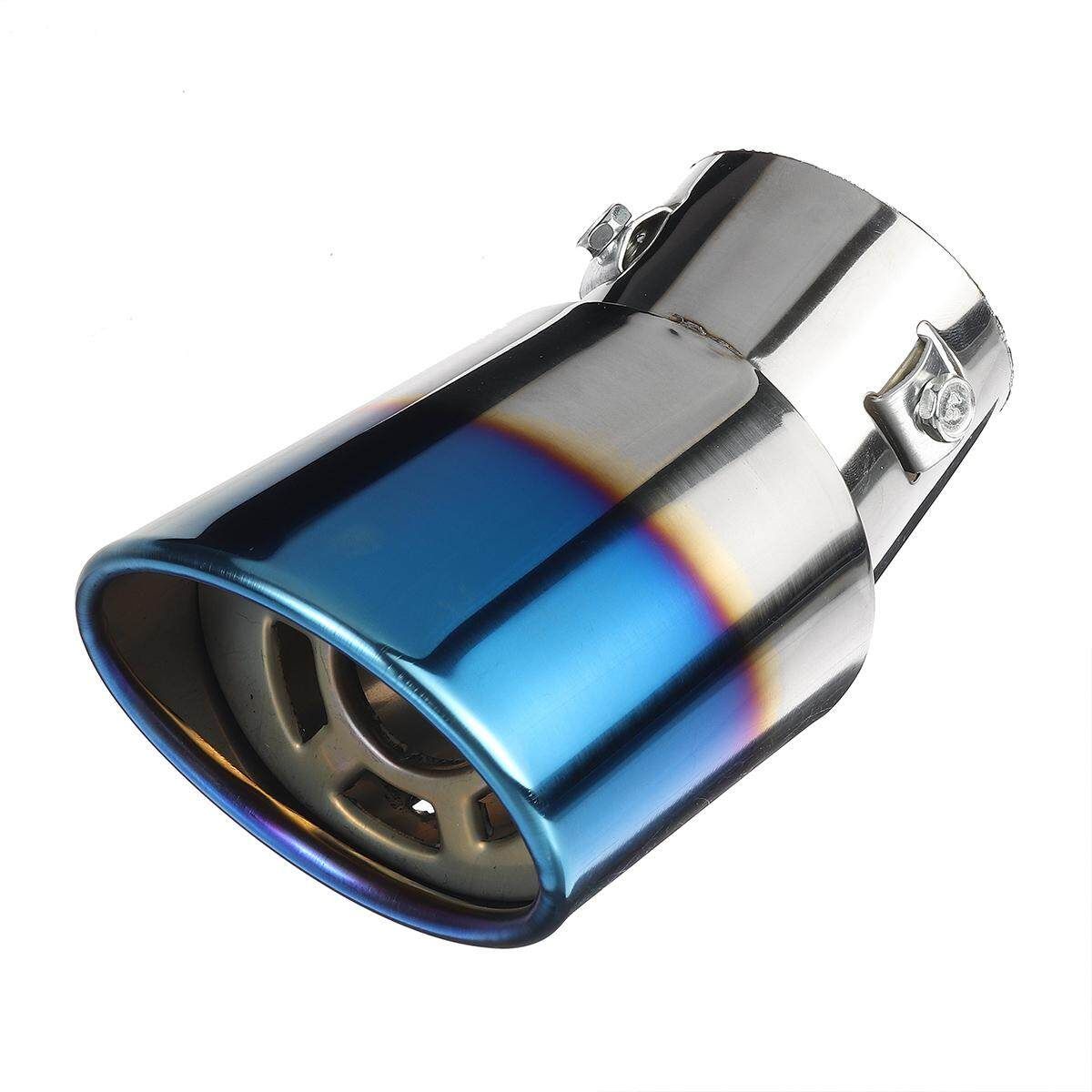 2.5'' 63mm Car Truck Stainless Steel End Tip Pipe Exhaust Muffler Tail-Type 2 Flower Mouth