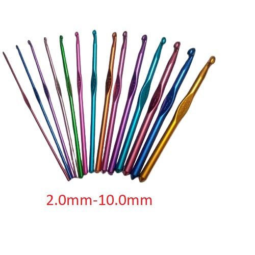 Crochet Hooks Set 14 Sizes Knitting Needles (2mm-10mm)