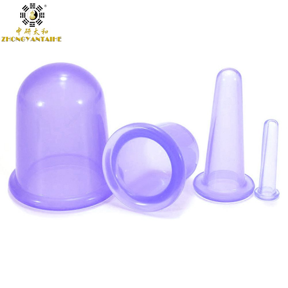 Cup Cans Therapy Suction Silicone Natural Jars Jars Cups Cup Vacuum Vacuum Rubber Acupunture