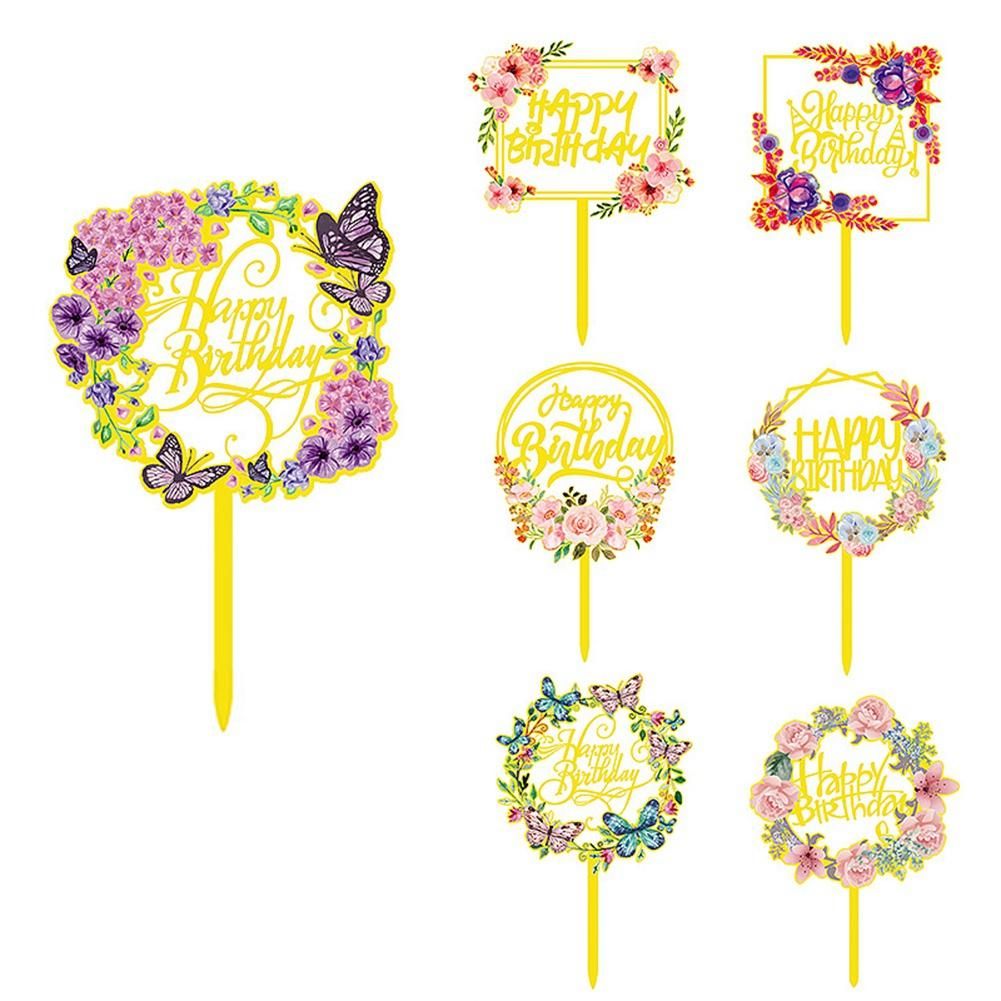 7 Pieces Printed Insert Widget Goddess Party Dessert