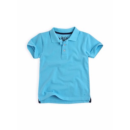 Pique Polo Shirt - Blue