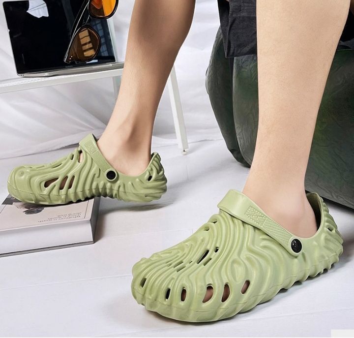 Unisex Crocs Fashion Waterproof Shoes For Outdoor - Green