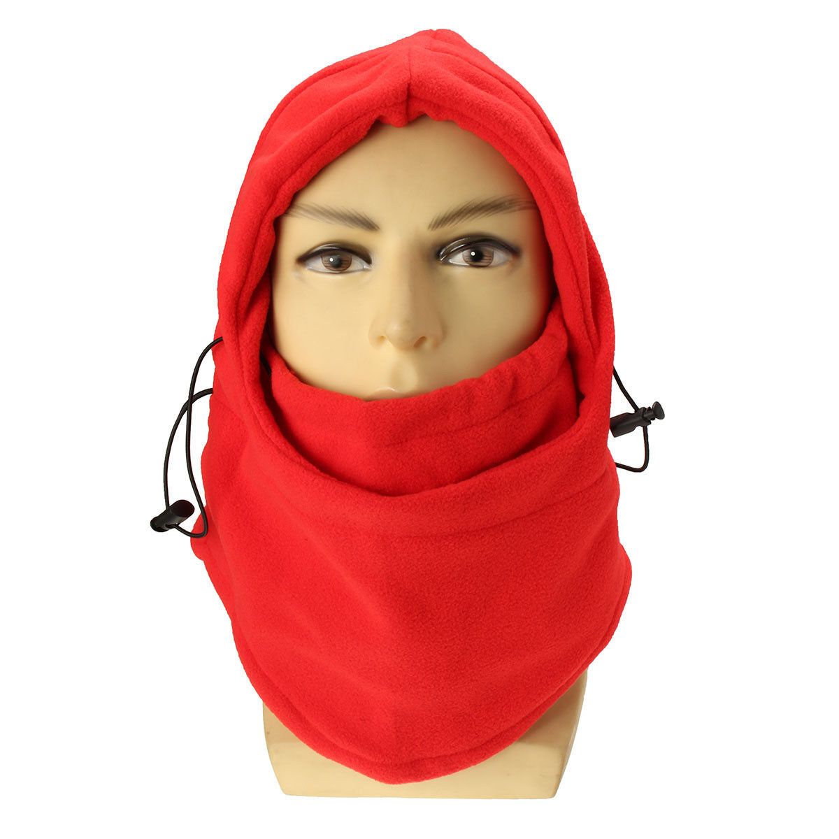 Fleece Thermal Sports Motorcycle Bike Balaclava Ski Face Hood Hat Warmer Gules