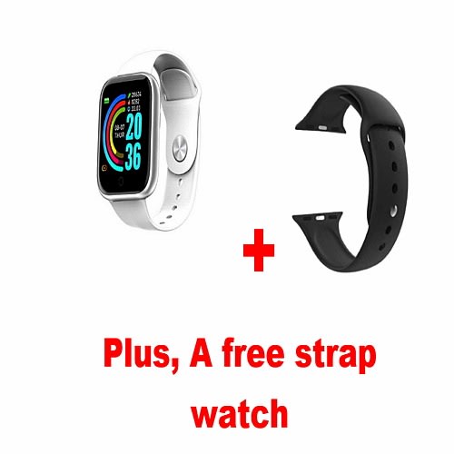 Smart Bluetooth Watches For Ios And Android Bands-white Plus A Free Strap Watch