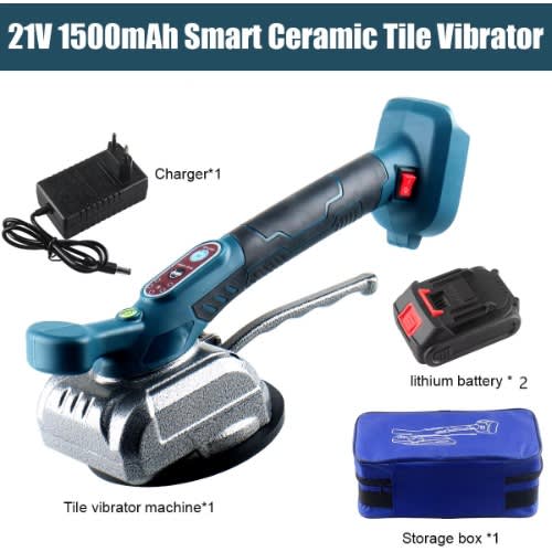 Tile Laying Vibration Leveling Tool With Enlarged Suction Cup