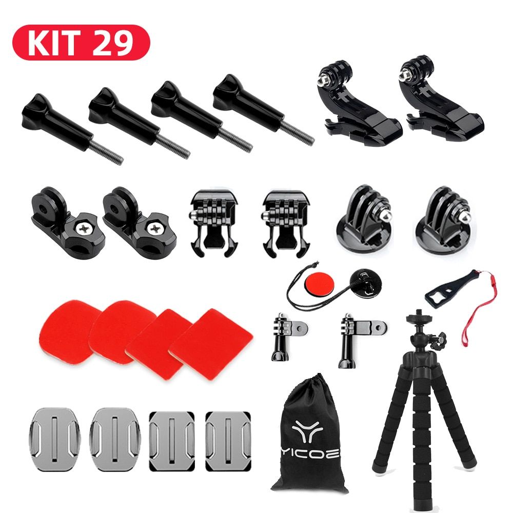 Strap For Go Pro Hero 8 7 6 5 4 Accessories Kit For 8 Black For EKEN SJCAM Xiaomi Yi 4k Case For Mijia Action Sport Camera