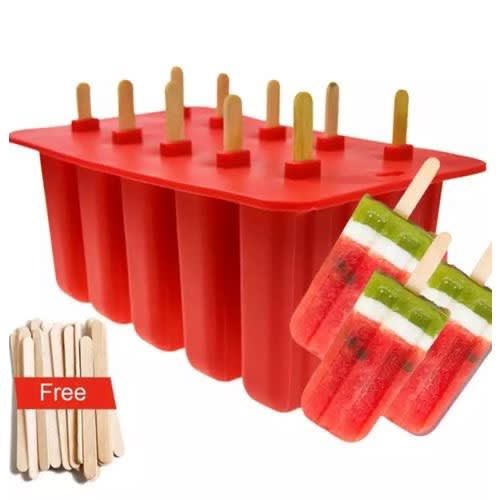 Silicone Popsicle Mold- 10 Grid