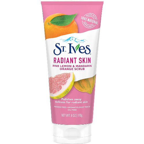 Radiant Pink Lemon And Mandarin Orange Skin Face Scrub  - 170ml