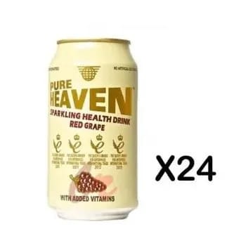 Sparkling Red Grape Drink Can - 24 X 330ml.