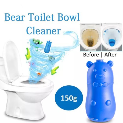 Bear Toilet Bowl Flush Aromatic Cleaning Liquid Agent - 150g - 2pcs